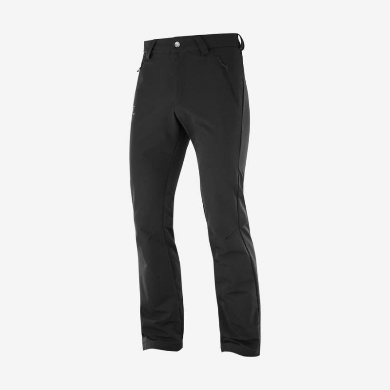 Pantalon Salomon WAYFARER WARM STRAIGHT Hombre Negras | UY 3188FDN