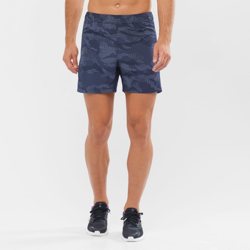 Short Salomon AGILE 5 Hombre Moradas | UY 3182OKI