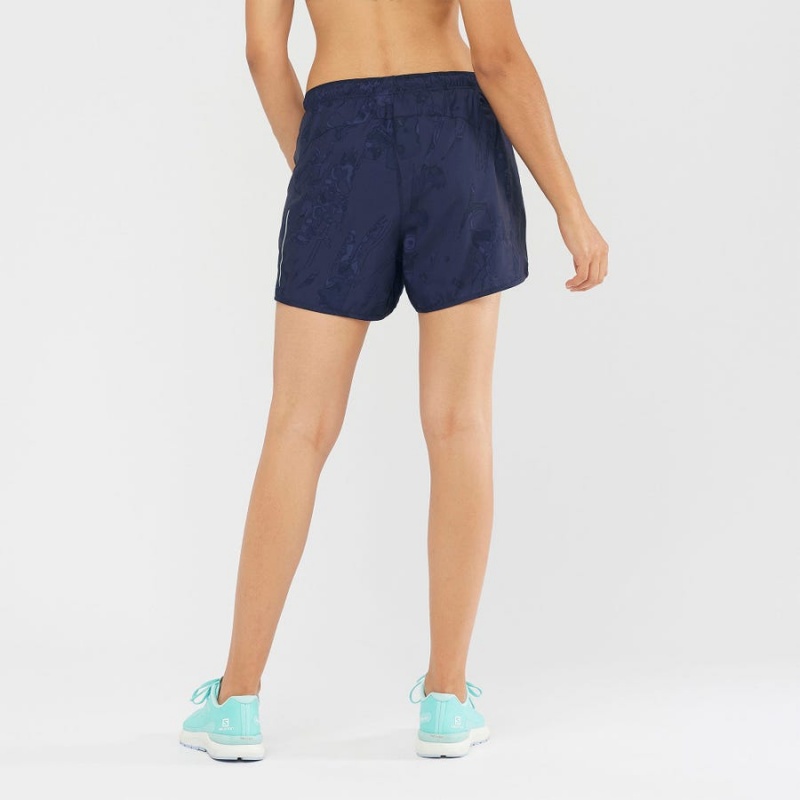 Short Salomon AGILE Mujer Azul Marino | UY 2357HAP