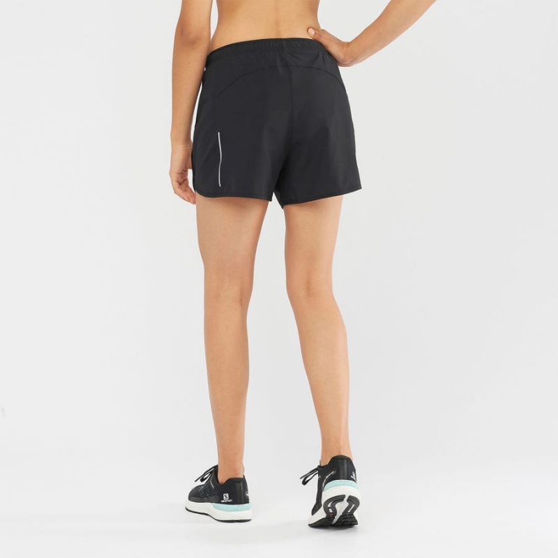 Short Salomon AGILE Mujer Negras | UY 2358JPQ