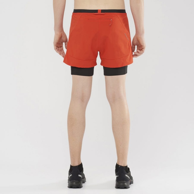 Short Salomon CROSS 2IN1 Hombre Naranjas | UY 3160DFM