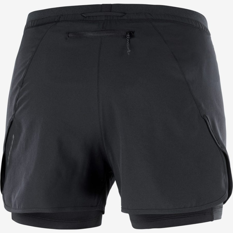 Short Salomon CROSS 2IN1 Mujer Negras | UY 2342LIS