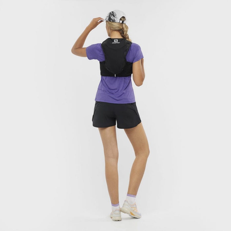 Short Salomon CROSS 2IN1 Mujer Negras | UY 2342LIS