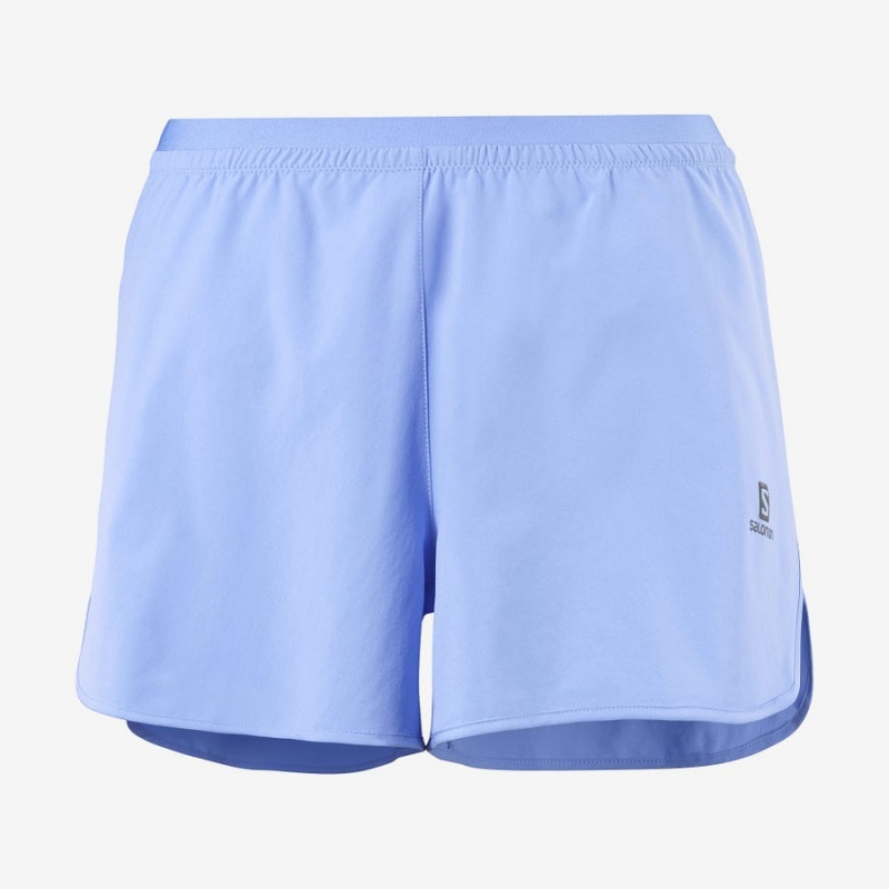 Short Salomon CROSS 3\'\' Mujer Azules | UY 2348NWY