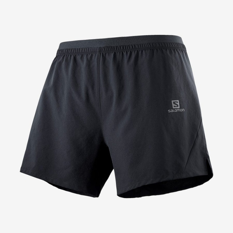 Short Salomon CROSS 5\'\' Hombre Negras | UY 3170VRW