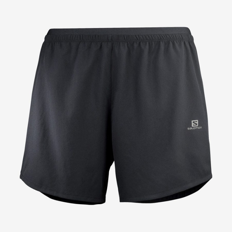 Short Salomon CROSS 5\'\' Mujer Negras | UY 2345CTV