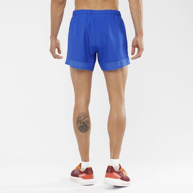 Short Salomon CROSS REBEL 5'' Hombre Azules | UY 3177RVD