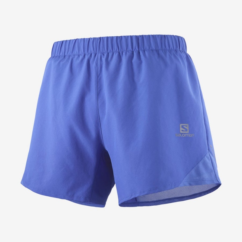 Short Salomon CROSS REBEL 5\'\' Hombre Azules | UY 3177RVD