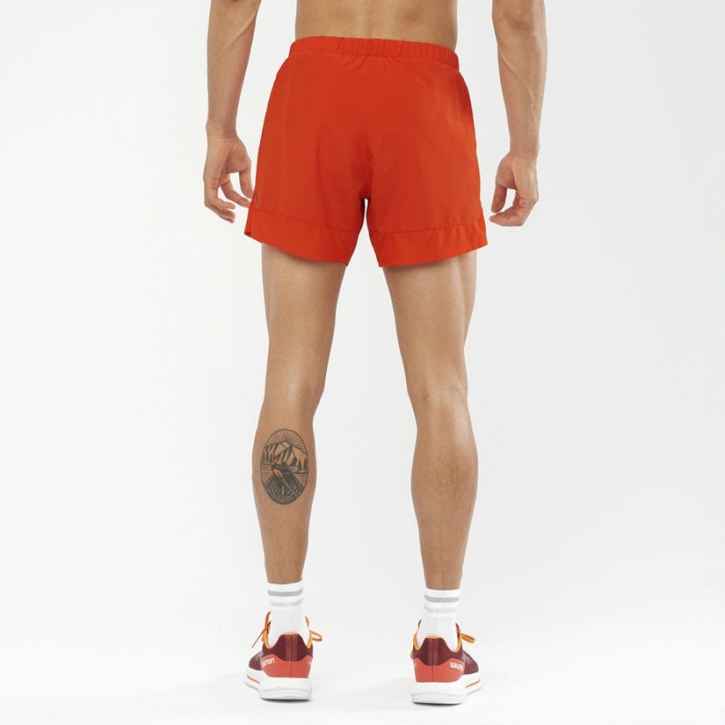 Short Salomon CROSS REBEL 5'' Hombre Naranjas | UY 3179YXF