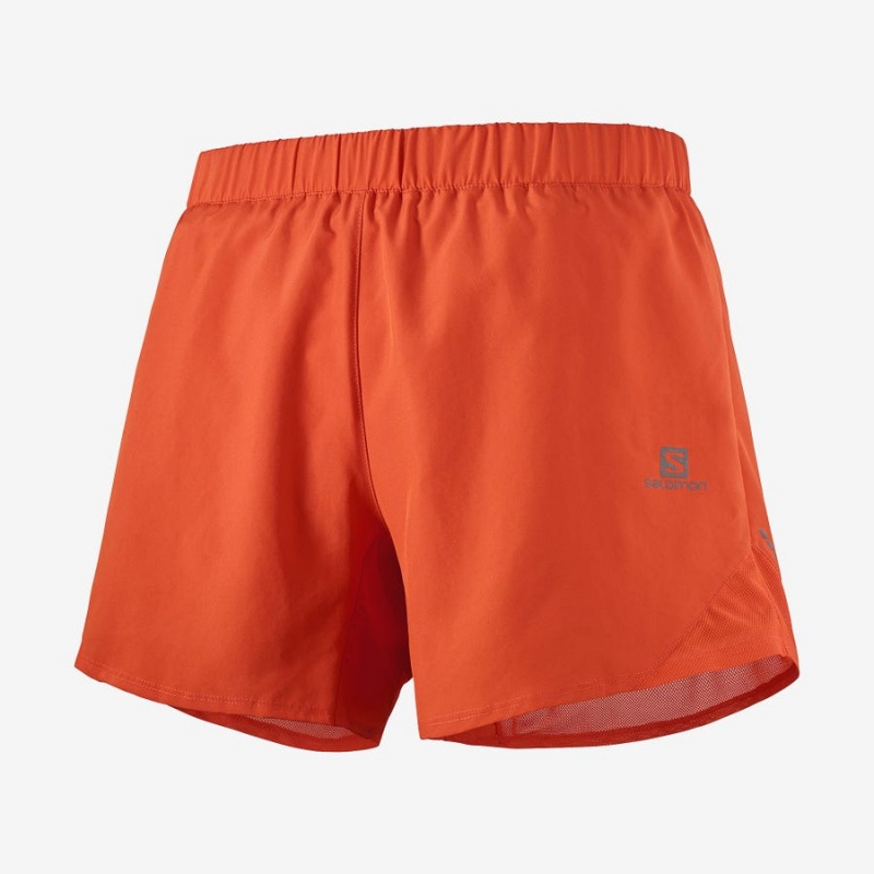 Short Salomon CROSS REBEL 5\'\' Hombre Naranjas | UY 3179YXF