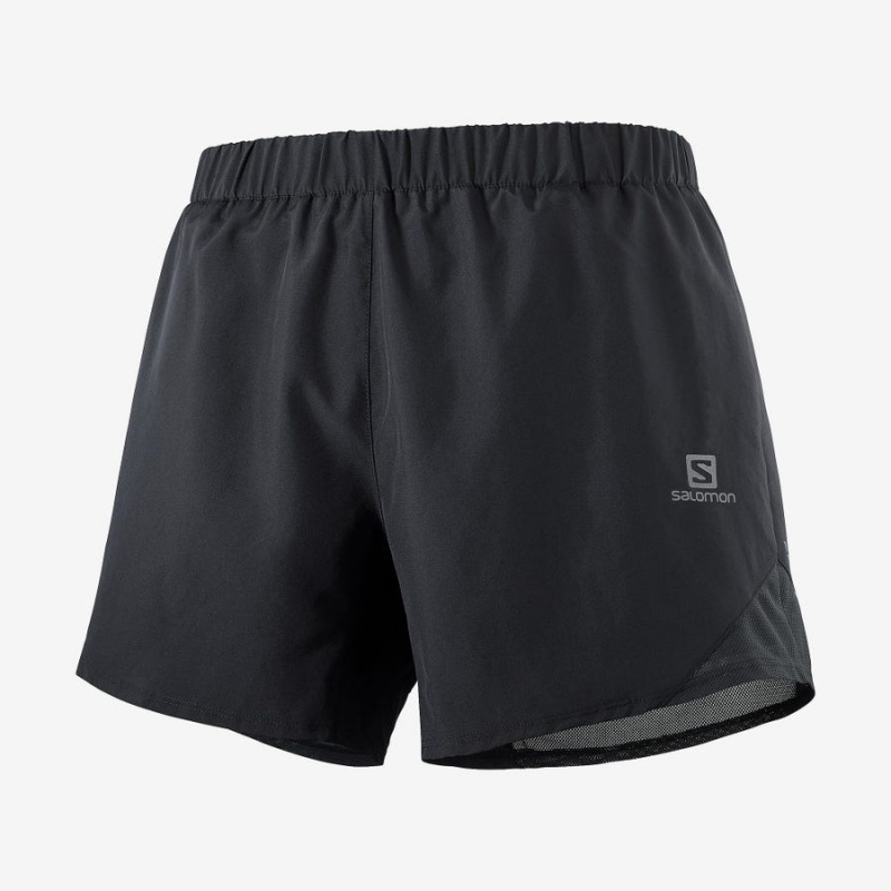 Short Salomon CROSS REBEL 5\'\' Hombre Negras | UY 3178TCE