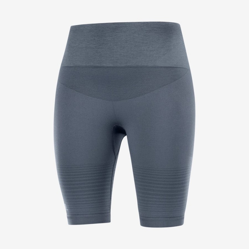 Short Salomon ESSENTIAL MOVE ON SEAMLESS Mujer Gris | UY 2367MQZ