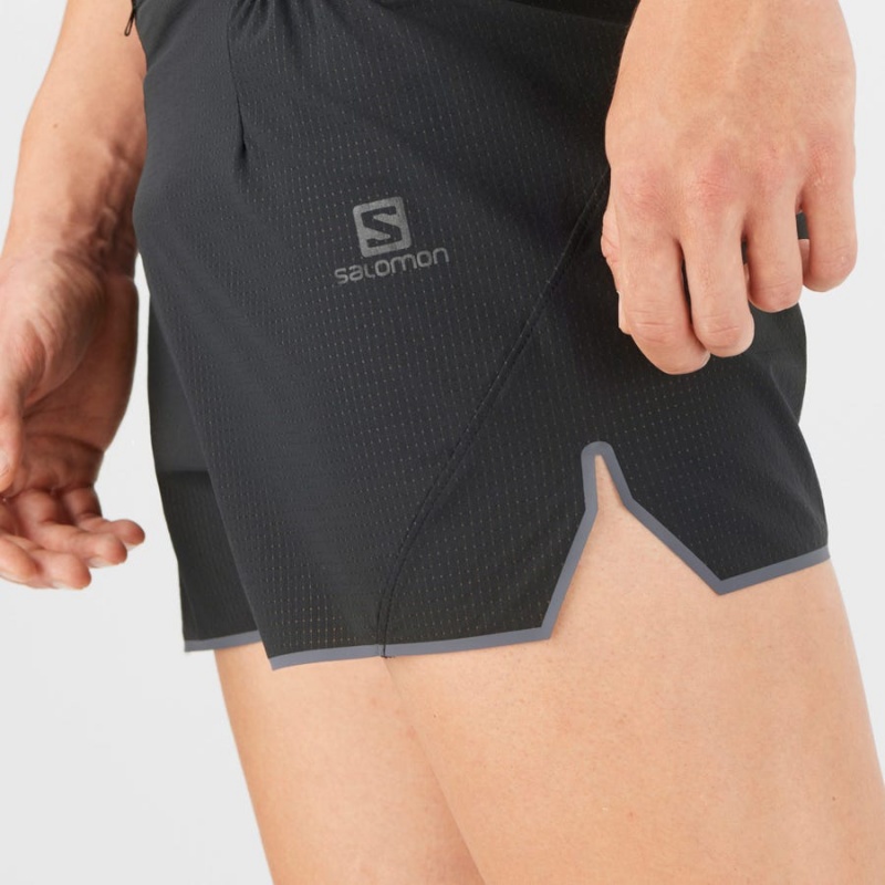 Short Salomon SENSE AERO 3'' Hombre Negras | UY 3155GSO