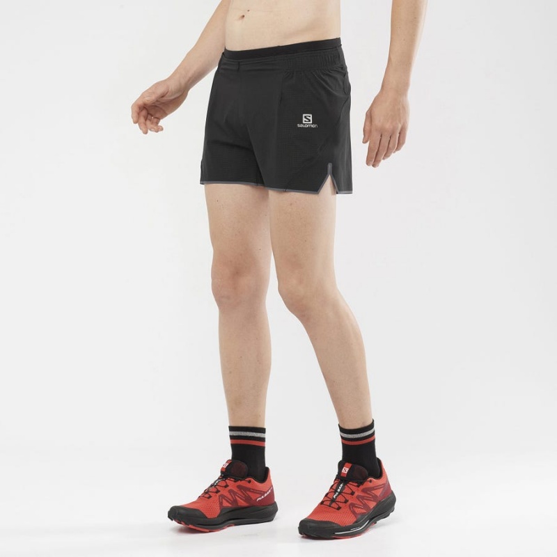 Short Salomon SENSE AERO 3'' Hombre Negras | UY 3155GSO