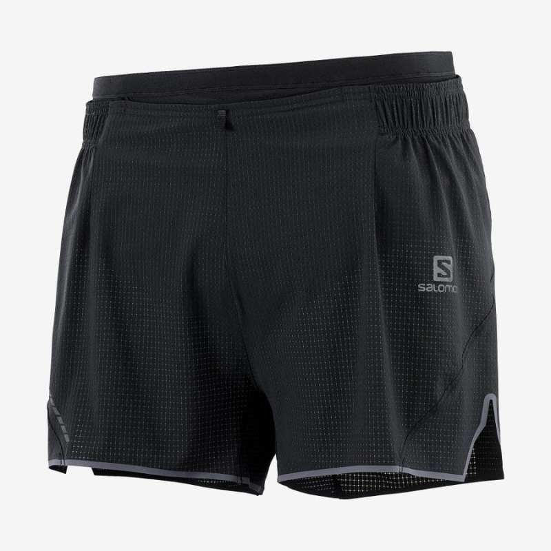 Short Salomon SENSE AERO 3\'\' Hombre Negras | UY 3155GSO