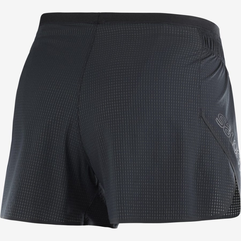 Short Salomon SENSE AERO 3'' Mujer Negras | UY 2340JPQ