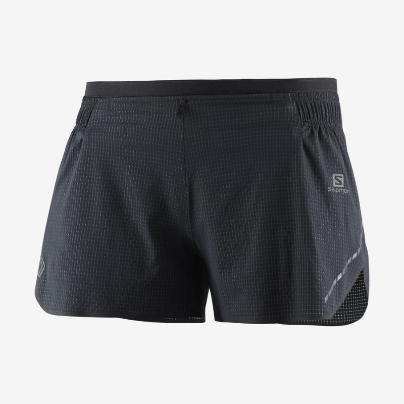 Short Salomon SENSE AERO 3\'\' Mujer Negras | UY 2340JPQ