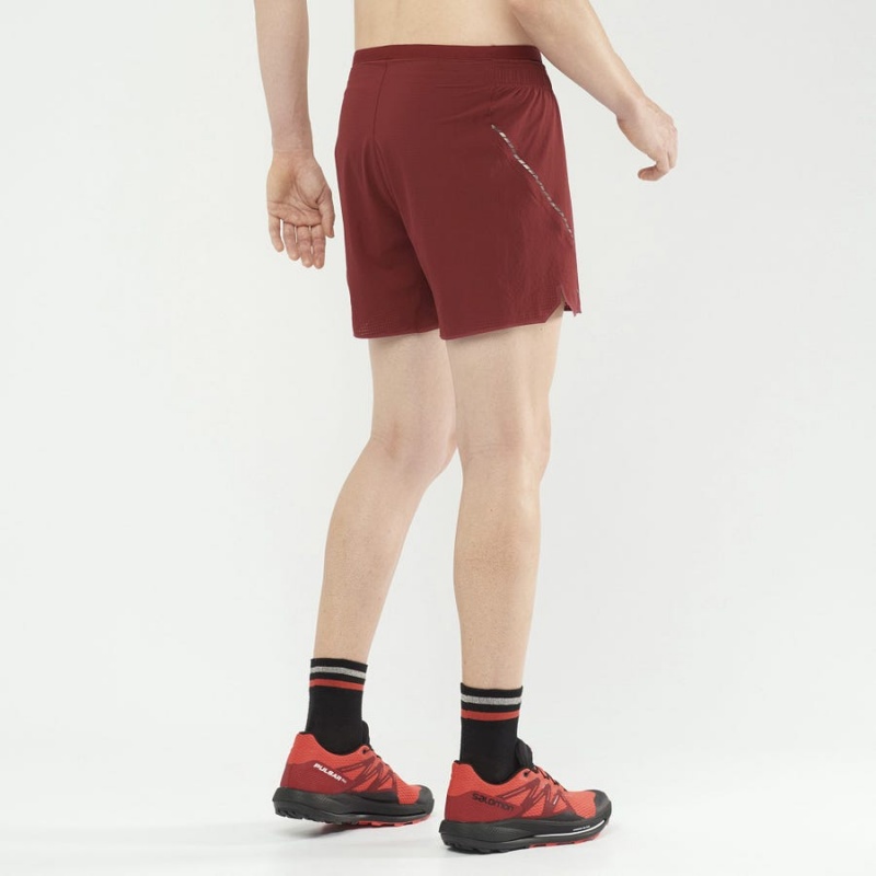 Short Salomon SENSE AERO 5'' Hombre Rojas | UY 3156HAP