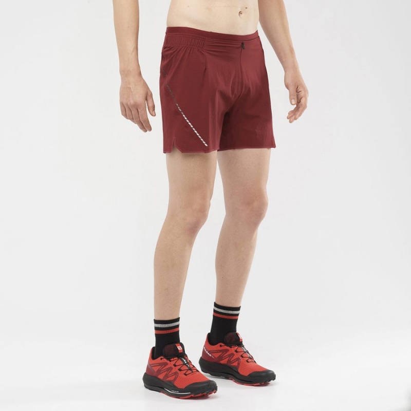 Short Salomon SENSE AERO 5'' Hombre Rojas | UY 3156HAP