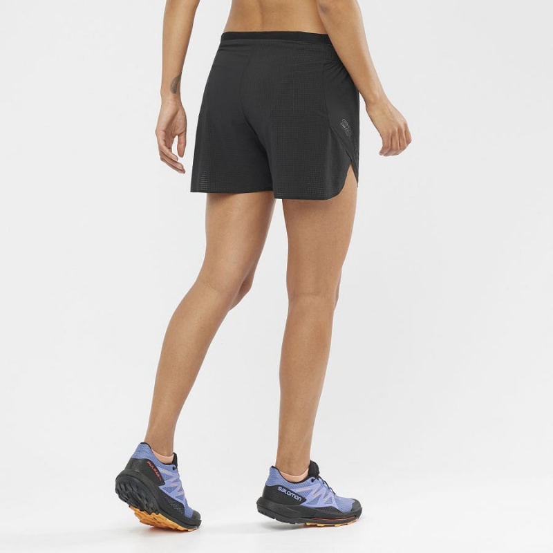 Short Salomon SENSE AERO 5'' Mujer Negras | UY 2338GSO