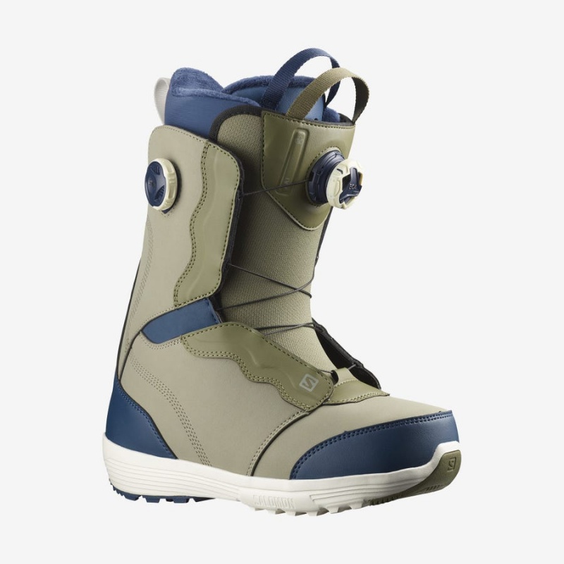 Ski Boots Salomon IVY BOA Mujer Verde Oliva | UY 2089YXF