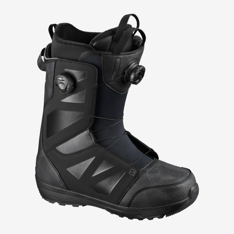 Ski Boots Salomon LAUNCH BOA SJ BOA Hombre Negras | UY 2869ILH