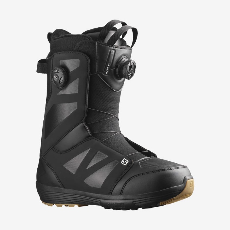 Ski Boots Salomon LAUNCH BOA SJ BOA Hombre Negras | UY 2867YXF