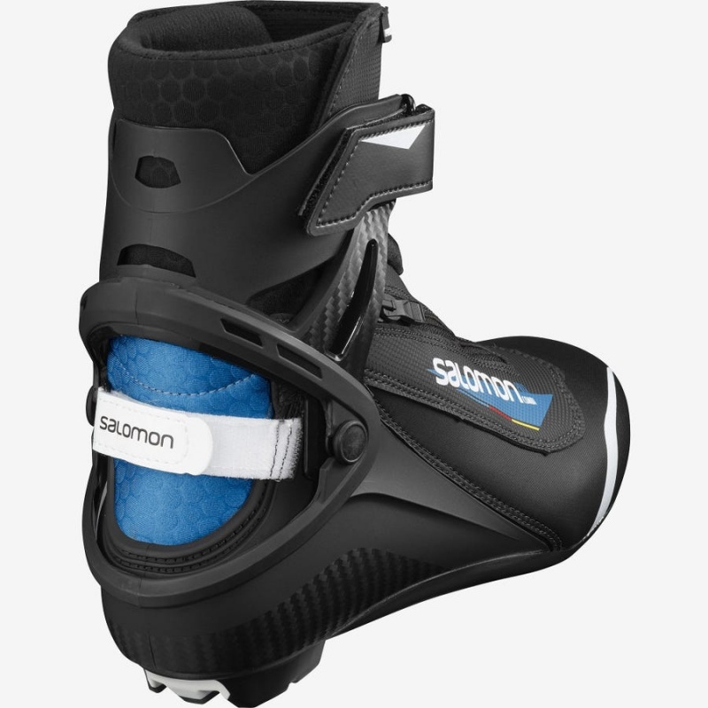 Ski Boots Salomon PRO COMBI PILOT Hombre Negras Azules | UY 2856XYU