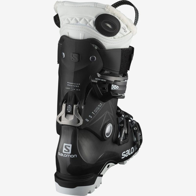 Ski Boots Salomon QST ACCESS 80 CH Mujer Negras Blancas | UY 2074JPQ