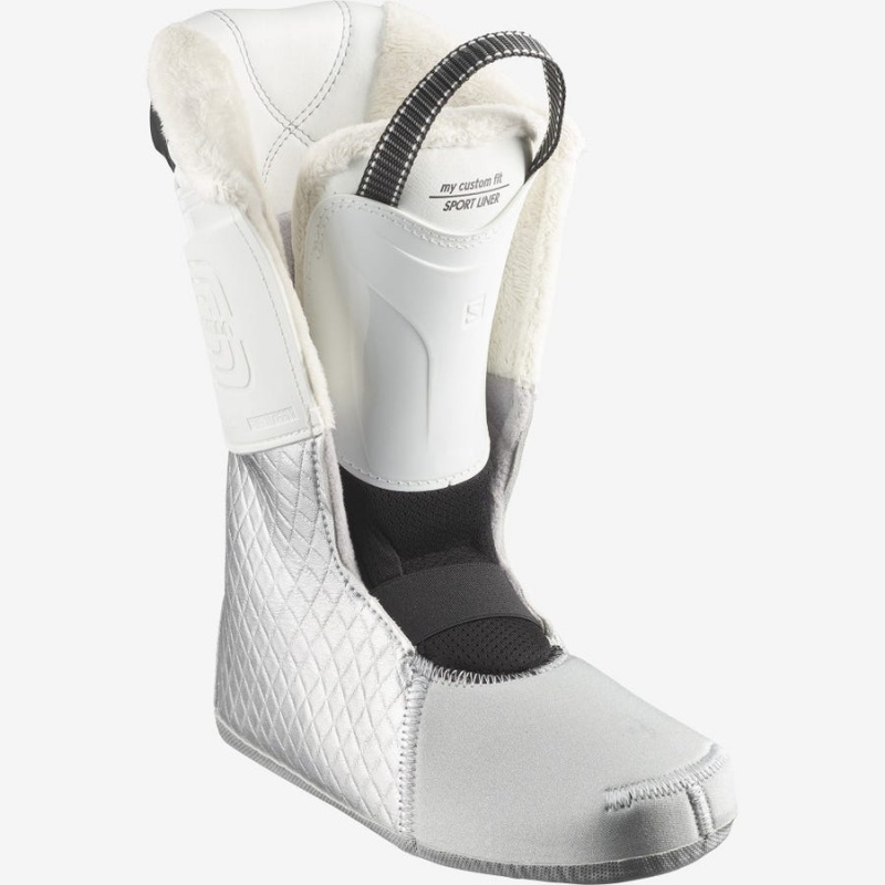 Ski Boots Salomon QST ACCESS 80 CH Mujer Negras Blancas | UY 2074JPQ