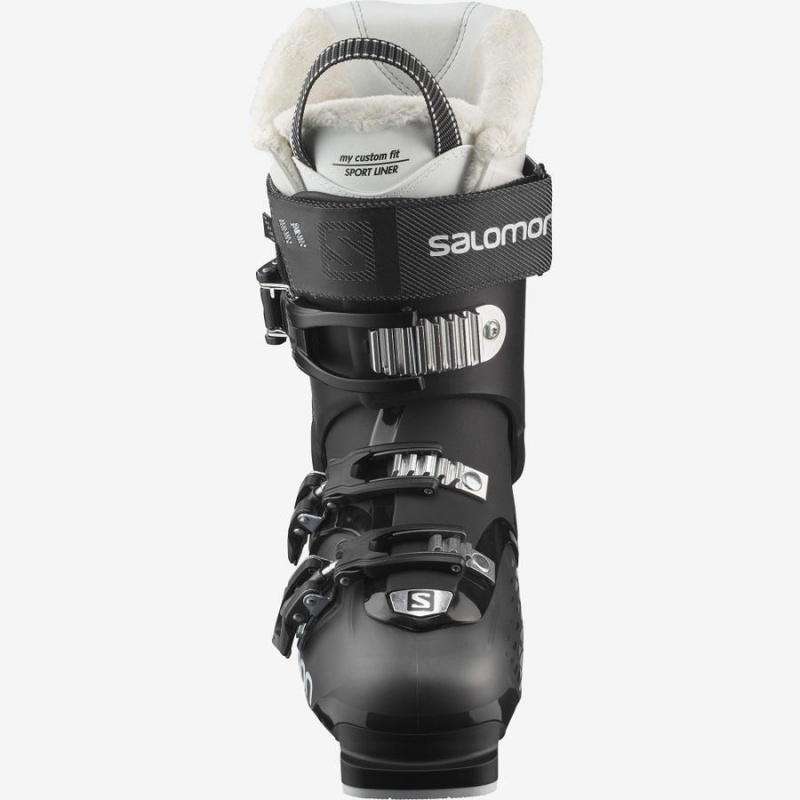 Ski Boots Salomon QST ACCESS 80 CH Mujer Negras Blancas | UY 2074JPQ