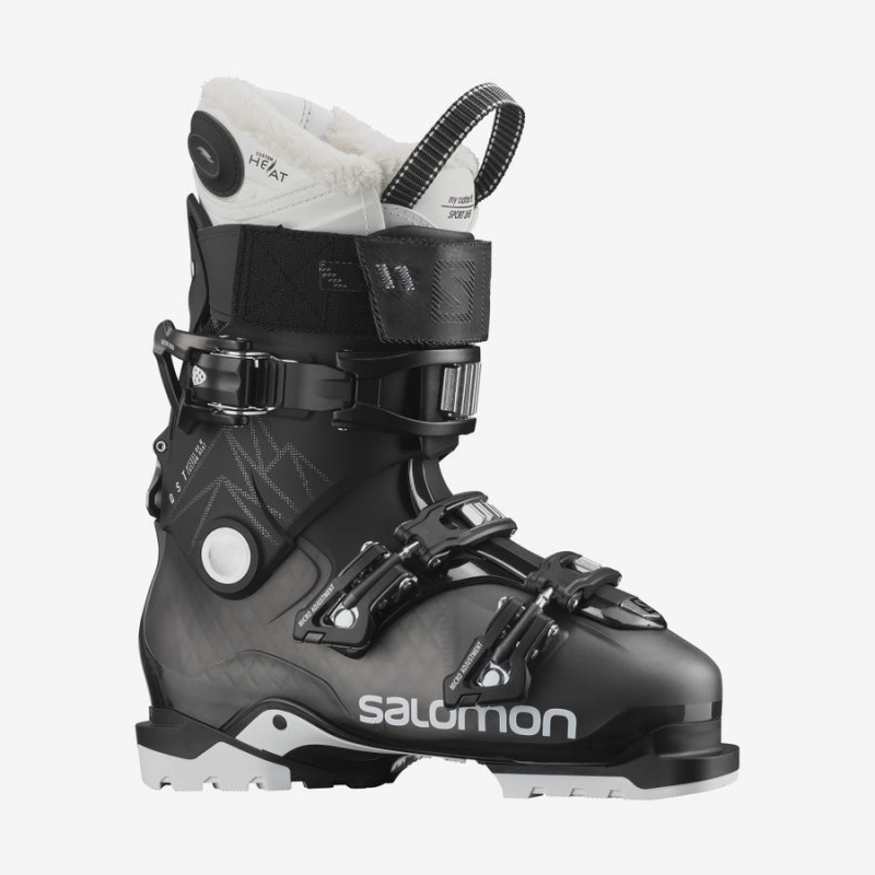 Ski Boots Salomon QST ACCESS 80 CH Mujer Negras Blancas | UY 2074JPQ