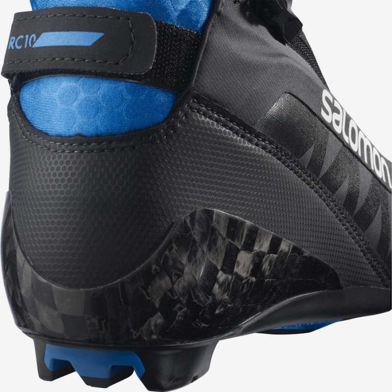 Ski Boots Salomon RC10 CARBON NOCTURNE PROLINK Mujer Negras Azules | UY 2055HAP