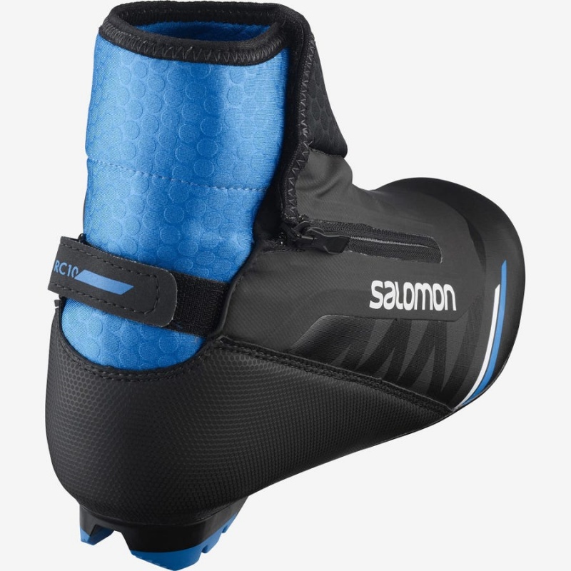 Ski Boots Salomon RC10 NOCTURNE PILOT Hombre Negras Azules | UY 2853KOR