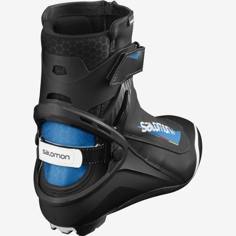 Ski Boots Salomon RS8 PILOT Hombre Negras Azules | UY 2854LIS