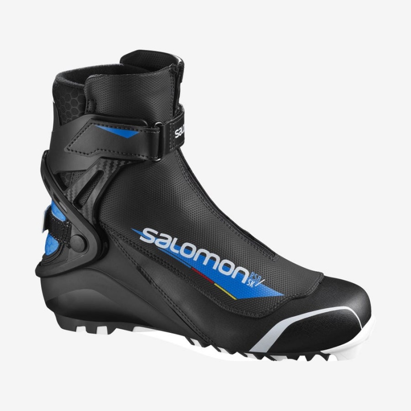 Ski Boots Salomon RS8 PILOT Hombre Negras Azules | UY 2854LIS