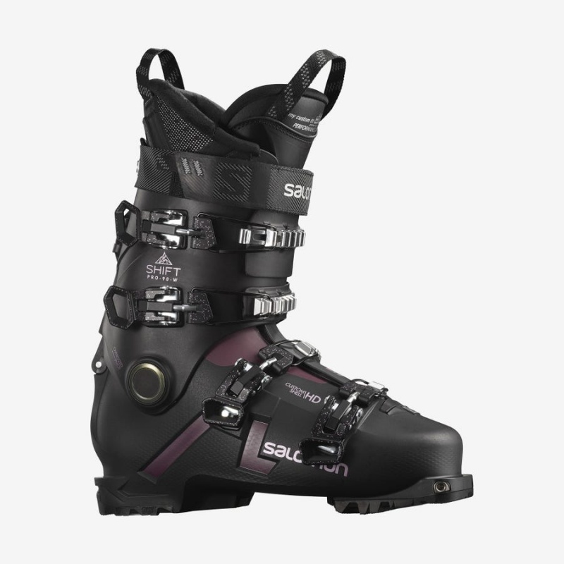 Ski Boots Salomon SHIFT PRO 90 AT Mujer Negras | UY 2084QMA