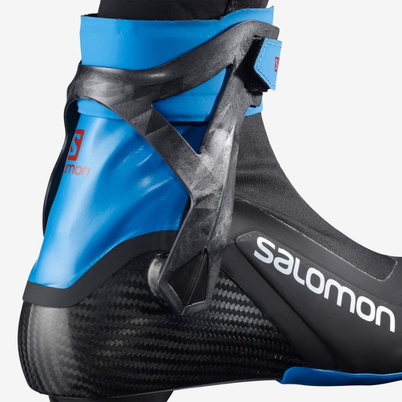 Ski Boots Salomon S/LAB CARBON SKATE PROLINK Mujer Negras Azules | UY 2061CTV