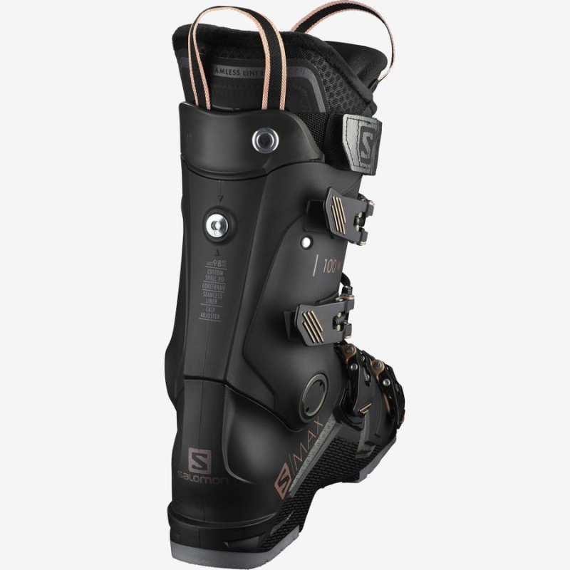 Ski Boots Salomon S/MAX 100 Mujer Negras | UY 2067WNB