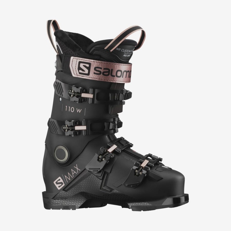 Ski Boots Salomon S/MAX 110 Mujer Negras | UY 2072GSO