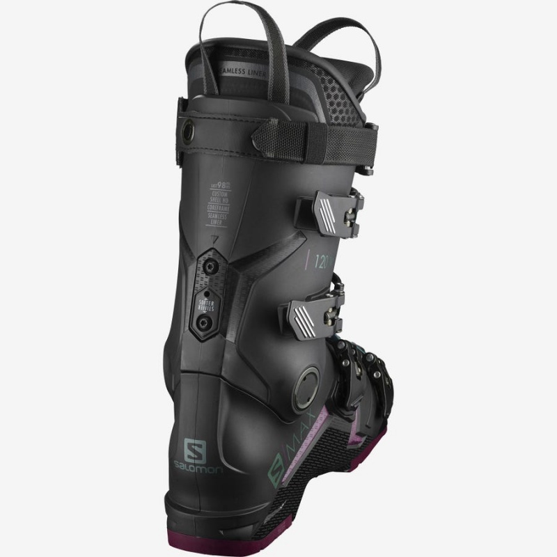 Ski Boots Salomon S/MAX 120 Mujer Negras | UY 2065MQZ