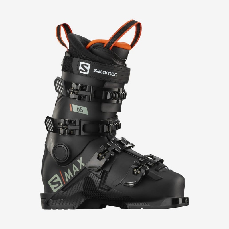 Ski Boots Salomon S/MAX 65 Niños Negras Rojas | UY 2005LIS