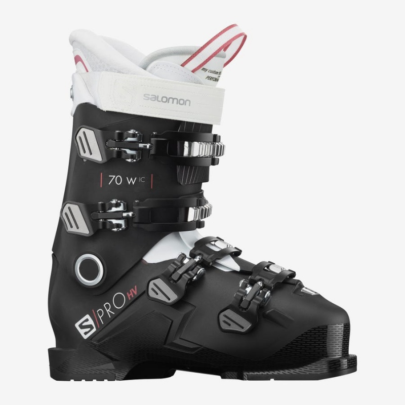 Ski Boots Salomon S/PRO HV 70 W IC Mujer Negras Blancas | UY 2075KOR