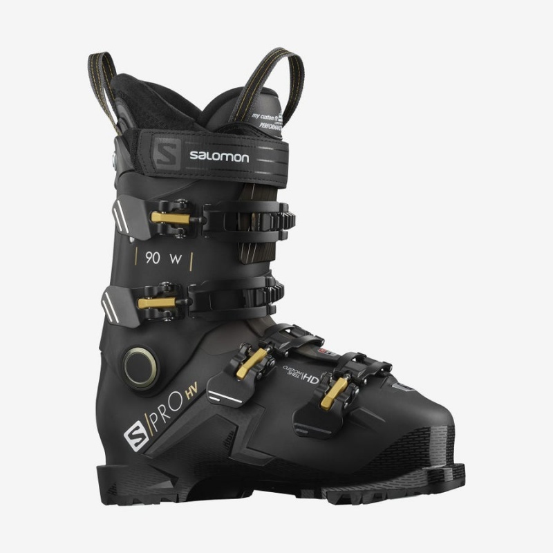 Ski Boots Salomon S/PRO HV 90 Mujer Negras | UY 2064NWY