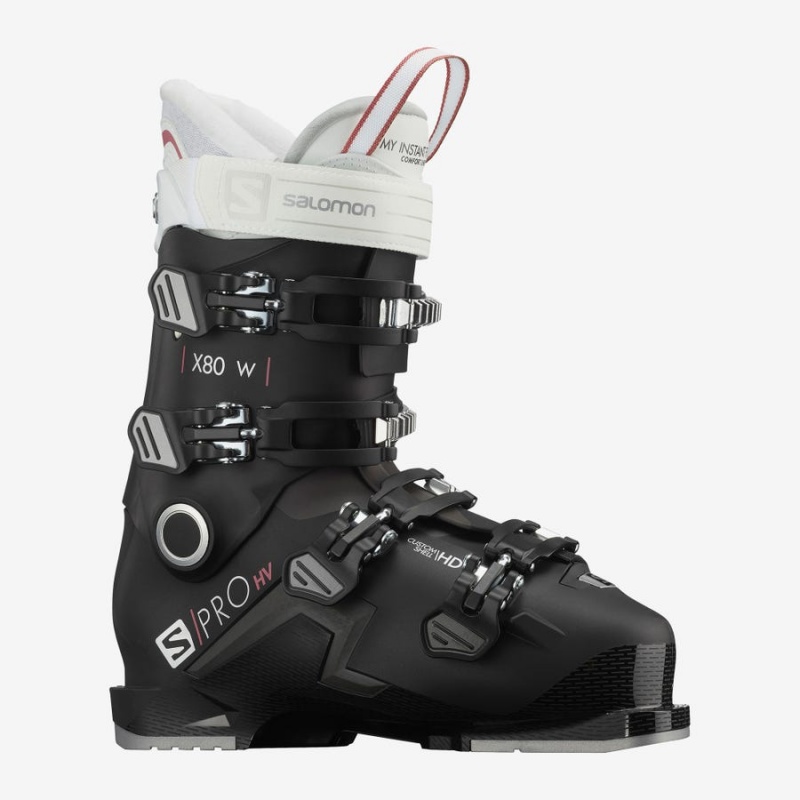 Ski Boots Salomon S/PRO HV X80 Mujer Negras | UY 2082NWY