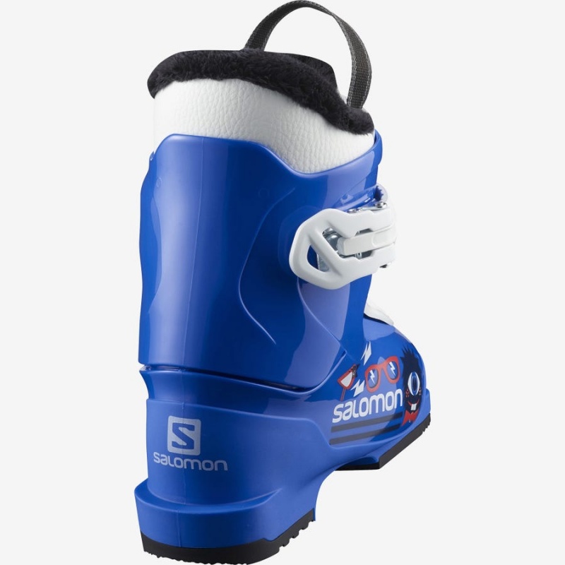 Ski Boots Salomon T1 Niños Azules Blancas | UY 2014WNB