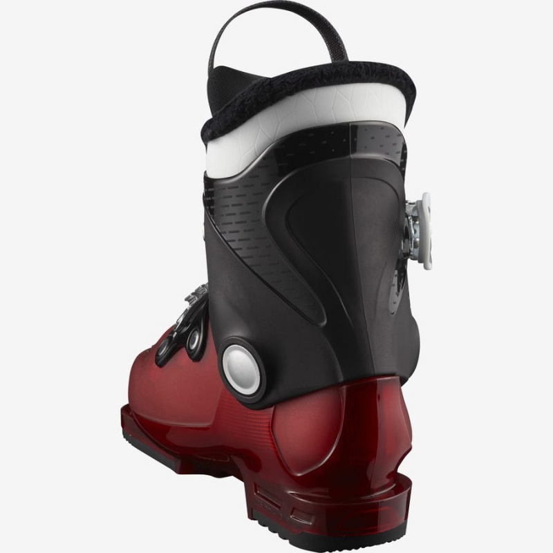 Ski Boots Salomon T2 RT Niños Negras Rojas Blancas | UY 2011NWY