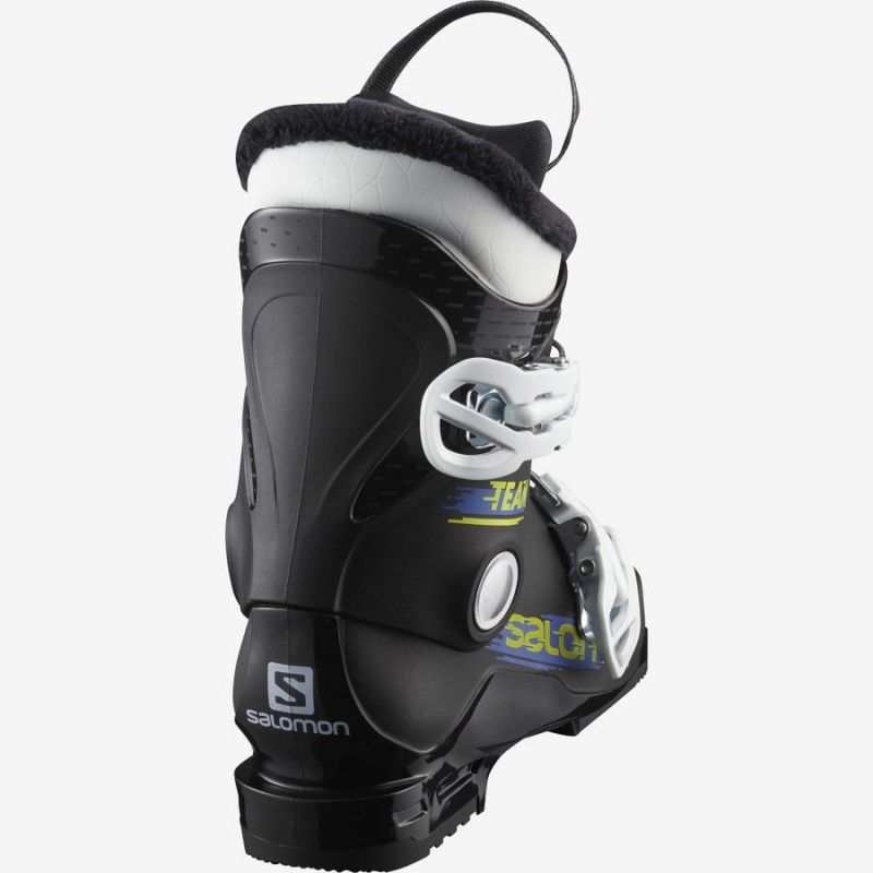 Ski Boots Salomon TEAM T2 Niños Negras Blancas | UY 2012MQZ