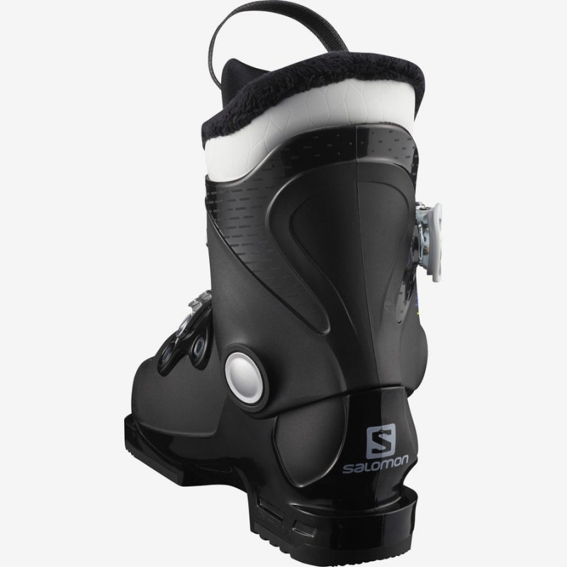 Ski Boots Salomon TEAM T2 Niños Negras Blancas | UY 2012MQZ