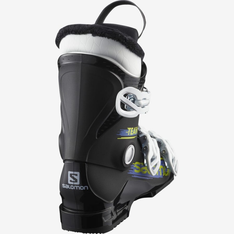 Ski Boots Salomon TEAM T3 Niños Negras Blancas | UY 2009VRW